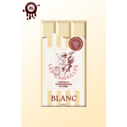 Tablette chocolat aphrodisiaque • Blanc 100g