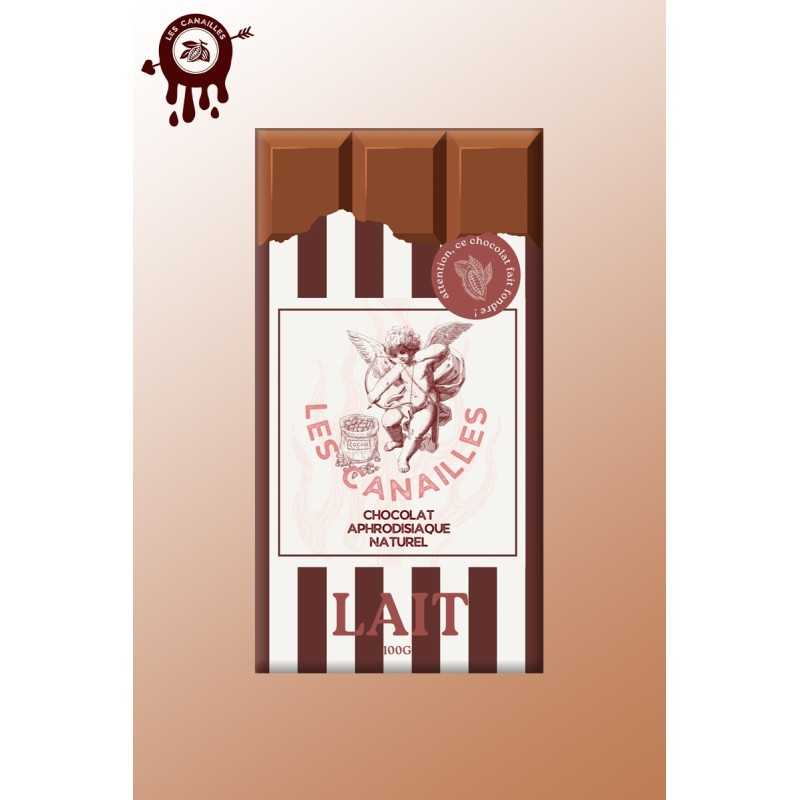 Tablette chocolat aphrodisiaque • Lait • 100g