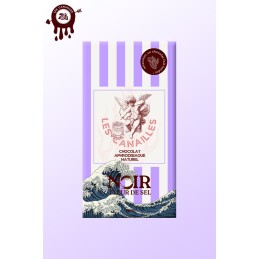 Tablette chocolat aphrodisiaque • Noir Fleur de sel • 100g