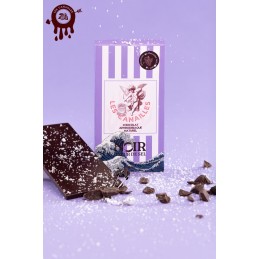 Tablette chocolat aphrodisiaque • Noir Fleur de sel • 100g