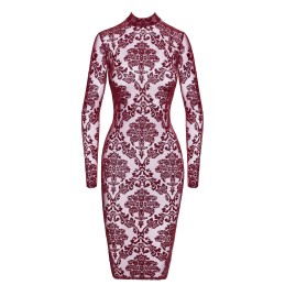 Prestaloveshop Robe mi-longue dos nu transparente flocage Prestaloveshop Robe mi-longue dos nu transparente flocage