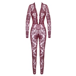 Prestaloveshop Combinaison transparente flocage brocard velours Prestaloveshop Combinaison transparente flocage brocard velours