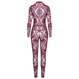 Prestaloveshop Combinaison transparente flocage brocard velours Prestaloveshop Combinaison transparente flocage brocard velours