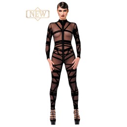 Prestaloveshop Combinaison transparente flocage géométrique