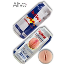 Masturbateur Réaliste Vagin Canette "Red Dolls"